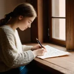 러시아 국민들의 여가활동 - **Prompt 1: A Moment of Creative Calm**
A young Russian woman in her late 20s is peacefully engr...